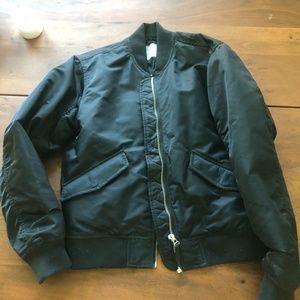 Everlane Black Bomber Jacket Size S